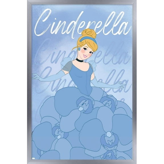Disney Princess: Flower Senses - Cinderella Wall Poster, 14.725" x 22.375" Framed