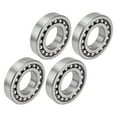thumbnail image 2 of Self Aligning Ball Bearing,  Toughness Double Row Bearings Wear Resistant Stable Rotation 4PCS  For Motors For Roller Skates For  1204,1205,1206,1207,1208, 2 of 8