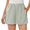 Light Green, variant on EKOUAER Women's Plaid Pajama Shorts Y2K Lounge Pants Candy colors Striped Pj