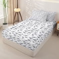thumbnail image 2 of Erosebridal Gray Plane Zipper Queen Comforter Set with Fitted Sheet and 2 Pillowcases,Vintage Aircraft Zipper Bedding Set For Boys,Reversible,4pcs, 2 of 7