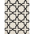 thumbnail image 1 of Safavieh Cambridge 8' X 10' Hand Tufted Wool Rug in Ivory and Black, 1 of 2