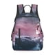 thumbnail image 1 of Balery Boat Lighthouse Storm Waves Mochila ligera para hombre y mujer: duradera e impermeable, ideal para la escuela, el trabajo, viajes y uso diario., 1 of 7