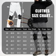 thumbnail image 3 of YUCOLEN Men's Fleece Lined Ski Snow Pants Water Resistant Winter Outdoor Pants with 4 Zip PocketsWhite 40, 3 of 7
