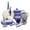 Purple, variant on GreenLife 16 Piece Nonstick Cookware Set, Soft Grip Non-Toxic, Dishwasher Safe, Periwinkle