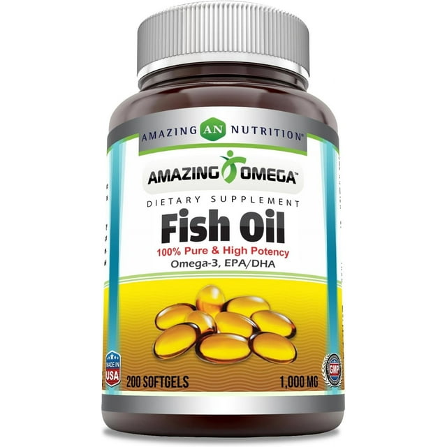 Amazing Formulas Fish Oil Salud Cardio Articulaciones 200sgs