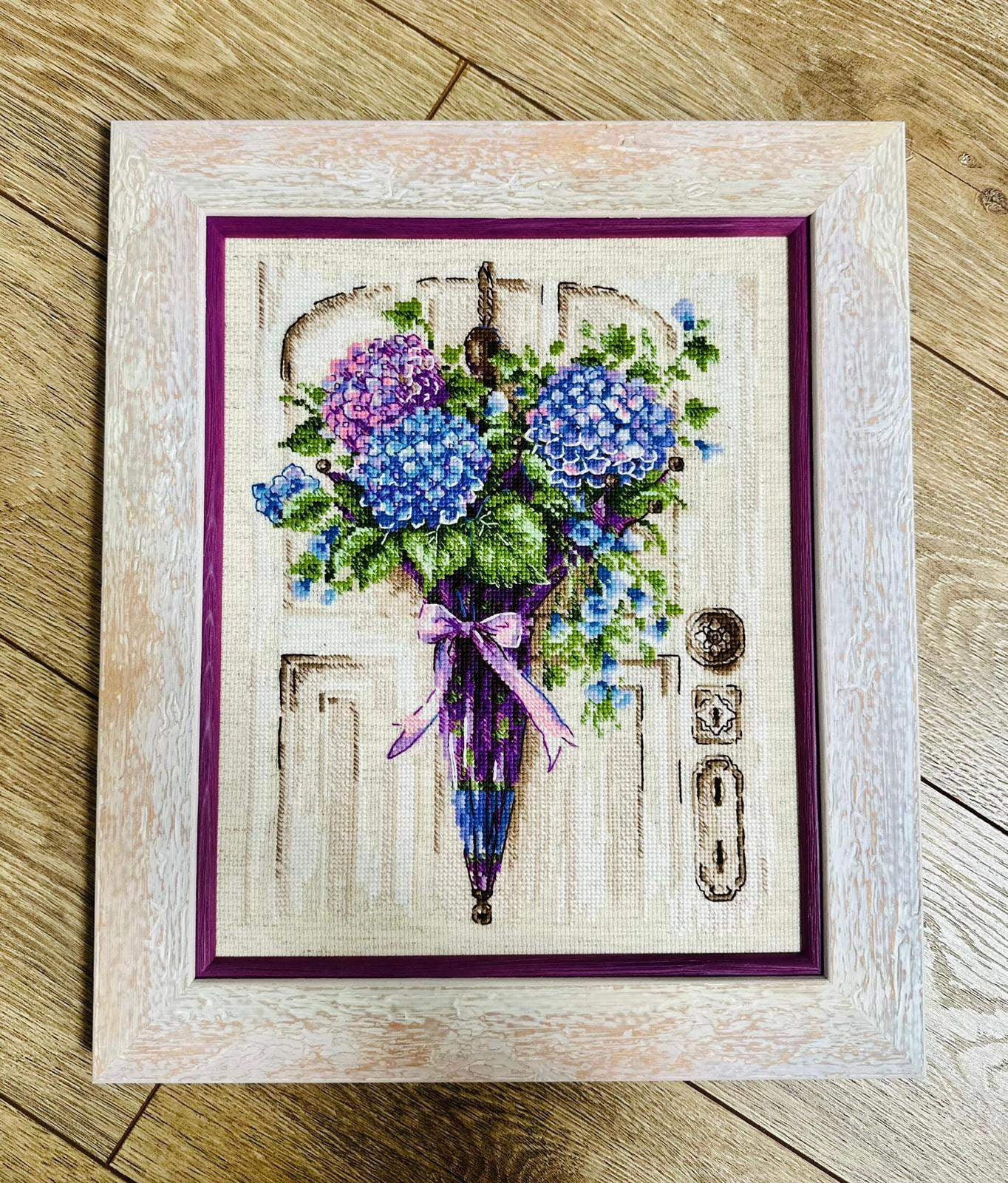 Riolis Cross Stitch Kit Umbrella Wreath
