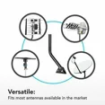 thumbnail image 3 of Five Star Adjustable Antenna Mounting Pole - High-Quality, Weatherproof, Versatile J-Pole for Outdoor Installation, 3 of 6