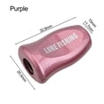 thumbnail image 2 of GLFILL Fishing Reel Knob For-DAIWA FOR SLP WORKS For TATULA For ZILLION For FUEGO Rocker Handle Knob Grip For Spinner Baitcasting Reel pink 2pcs, 2 of 9