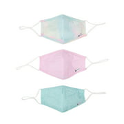 Miamica Set of 3 Fashion Cloth Face Mask - Mint Green and White, Solid Pink, Mint Ombre