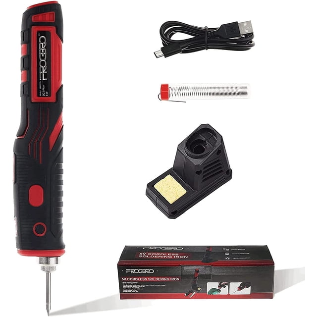 Soldador portátil inalámbrico recargable 1800 mAh ACTIVE kit de soldadura inalámbrico profesional Clase de eficiencia energética A++