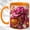 Orange, variant on Cowgirl Boot Coffee Mug, Pink Halloween Mug, Ceramic 11 oz