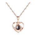 thumbnail image 2 of Picture Necklace Personalized Photo Projection Necklace Memorial Valentine's Day Birthday Gifts for Wife Girlfriend, 2 of 8