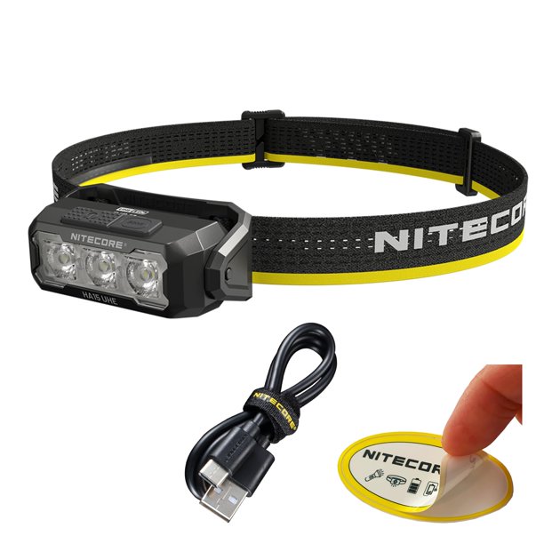 Linterna frontal Nitecore HA15 UHE 400 lúmenes recargable por USB-C