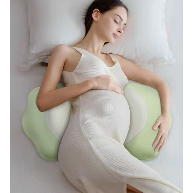Almohada de embarazo DONAMA de espuma viscoelástica para dormir con refrigeración