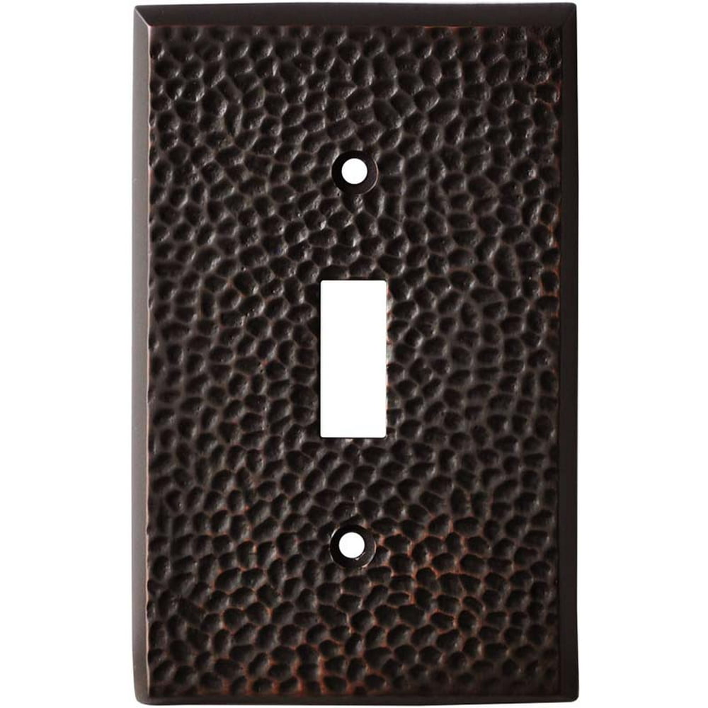 Sc Hammered Antique Bronze 1 Toggle Light Switch Plates