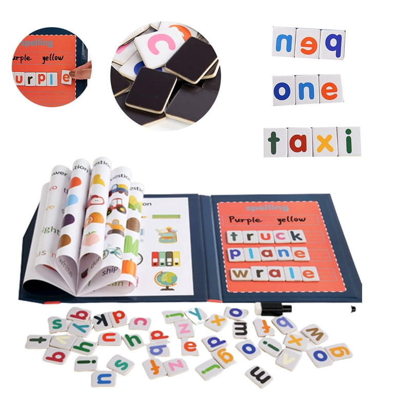 Zacharyer Magnetic Scrabble Board, Letters Spelling Early Education Educational Toys with Letters,Pen,Eraser Kids - Walmart.com