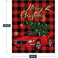 thumbnail image 2 of Christmas Throw Blanket Baby Small Red Plaid Christmas Truck Blanket Toddler Infant Pet Crib Soft Lightweight Fuzzy Plush Fleece Blankets and Throws Xmas Winter Holiday Blanket 30x40, 2 of 6