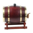 thumbnail image 1 of VIFERR Accessoires de Brassage de Baril de vin en Bois de pin Vintage Pratique équipement de Brassage à Domicile 3L(3L-Marron), 1 of 14
