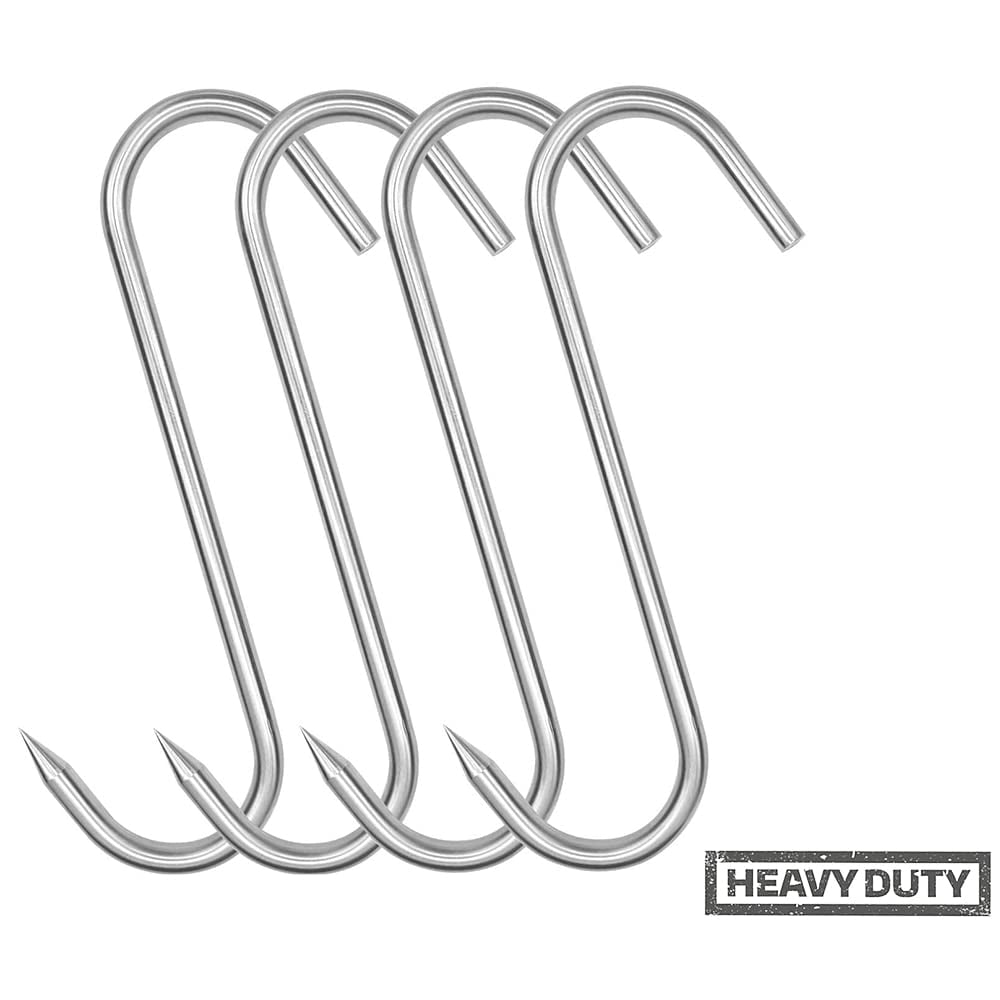Inch SHook Meat Hooks Heavy Duty Stainless Steel Meat Processing