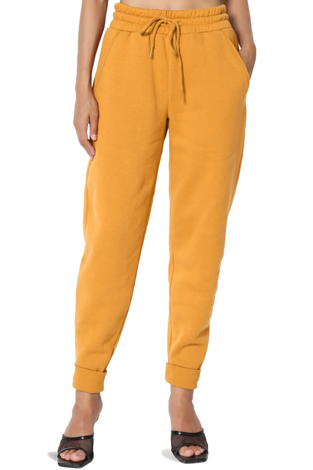 mustard joggers womens