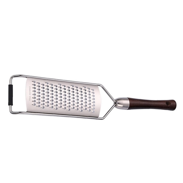 Bewildely Rallador De Queso Rebanador Molinillo Inoxidable Espátula Cocina Cepillo De Alimentos Para Chocolate Frutas Verduras Cocina y Comedor Cepilladora de agujeros pequeños