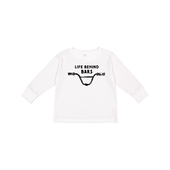 Inktastic Life Behind Bars Bmx Boys or Girls Long Sleeve Toddler T-Shirt