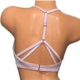 thumbnail image 5 of Victoria's Secret Swim Gold Chain Strap Push Up Padded Racerback Bikini 2 PC Set Light Pink Size 34DDD/Medium NWT, 5 of 7