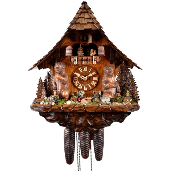 Cuckoo Clock Bears in the Forest