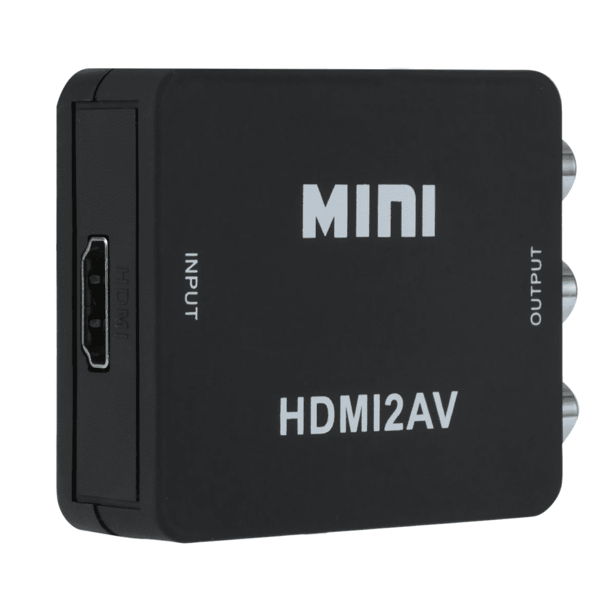 1080P HDMI-compatible to RCA Converter AV/CVSB L/R Video Box HD 1920*1080 HDMI2AV Support NTSC PAL Output HDMI To AV