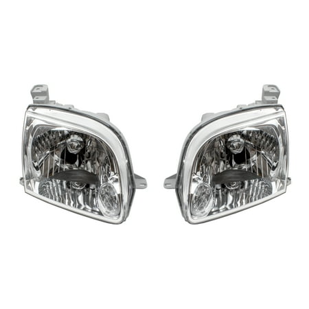 Toyota Light Truck (BROCK Headlights Headlamps Driver and Passenger Replacements for Toyota Tundra Pickup Truck 811500C040)