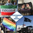 thumbnail image 6 of Anley Single Sided Custom Flag Customized Flags Banners - Print Your Own Logo/Design/Words - 1 x 1.5 foot Polyester, 6 of 7