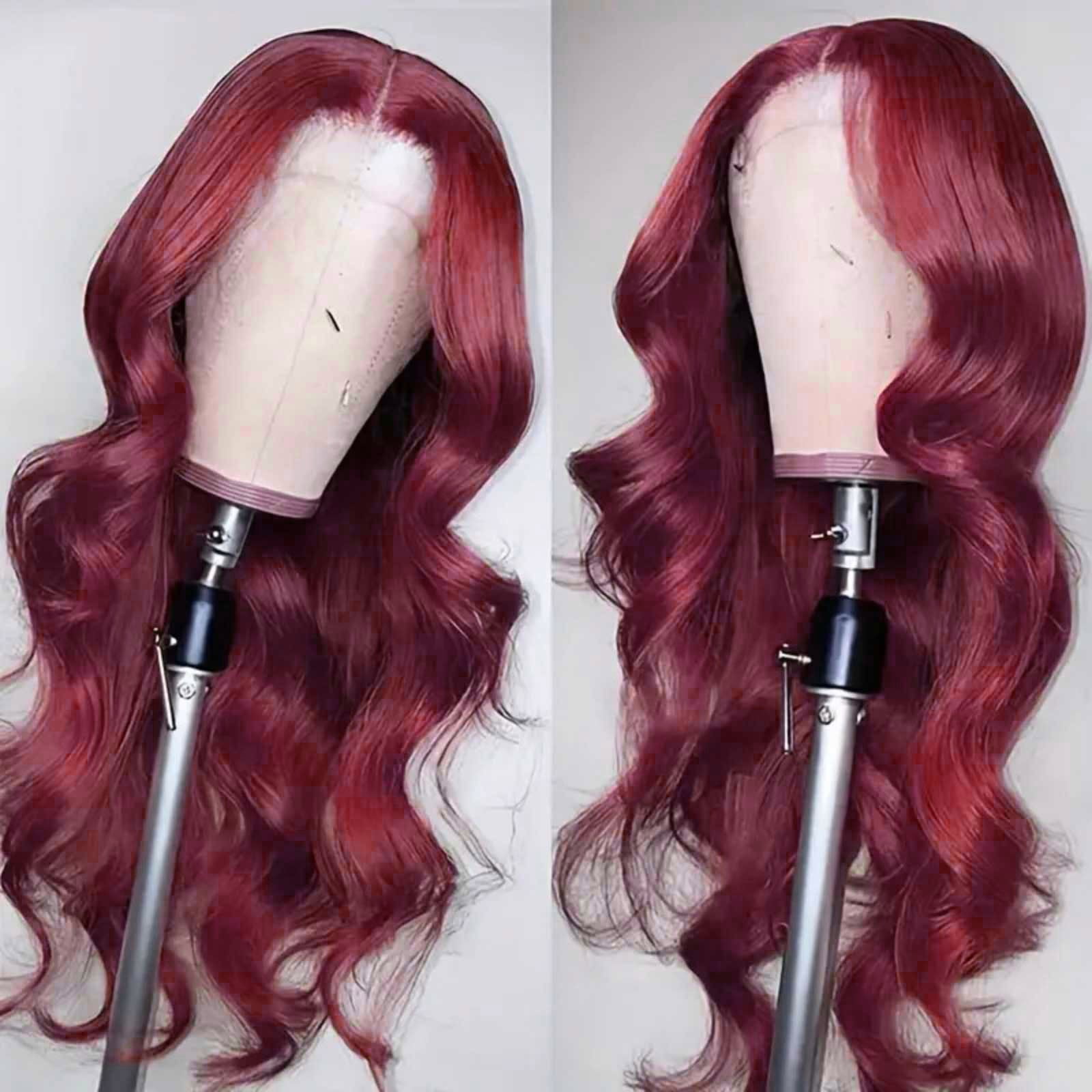 Golden Blonde Long Wavy Lace Front Wig for Women, Curly Synthetic Wig Heat Resistant Natural Looking Wigs(,One Size)