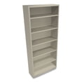 thumbnail image 3 of 34.5 in. x 12.63 in. x 81.13 in. Six Shelf Metal Bookcase - Putty, 3 of 4