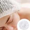 thumbnail image 4 of Gorro para el pelo, gorro de satén de seda, gorro de baño, gorro suave a la moda, gorros, turbantes, cubierta para la cabeza, envolturas para el cabello para mujeres que duermen en blanco Inevent AP008213-06, 4 of 7