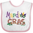 thumbnail image 3 of Inktastic Argyle Mardi Gras Boys or Girls Baby Bib, 3 of 4
