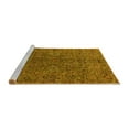 thumbnail image 2 of Ahgly Company Machine Washable Indoor Round Oriental Yellow Traditional Area Rugs, 4' Round, 2 of 4