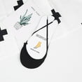 thumbnail image 2 of ZHENHONG Socks Women's Summer Suspenders Cotton Socks High Heel Slippers Half Toe Socks Elastic Wicks Shallow Socks, 2 of 3