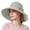 Green, variant on Womens Sun Hat Trendy Striped Sun Protection Extra Wide Brim Bow Beach hat Summer Foldable Floppy Bucket Hat