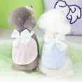 thumbnail image 1 of CBFFDC Dog Skirt Pets Clothes Soft Comfortable Thin Breathable Photograph Prop Polyester Knot Sweet Dog Spring Accessories Pet, 1 of 6