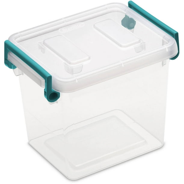 Sterilite 2.5 qt Modular Latch Box- Teal Sachet (Availabe in Case of 6 ...