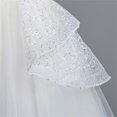 thumbnail image 5 of LOVZFMLL Jupe Princesse en Dentelle à Volants à Manches Courtes pour Filles Été Col Rond Broderie Nœud, 5 of 5