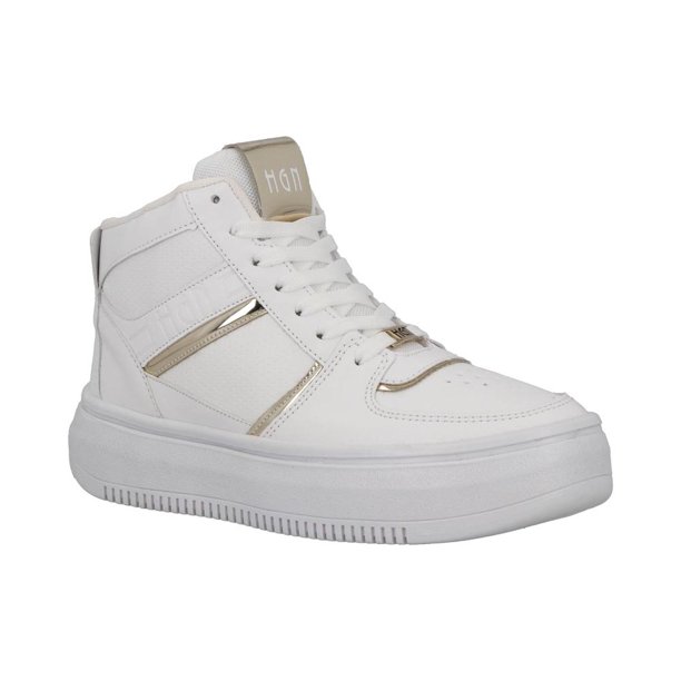 Tenis HGN By Mr Shu Urbano Resistentes Comodos Ajustables blanco 25.5