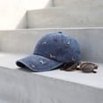 thumbnail image 4 of CaiYueKe Washed Soft Top Baseball Cap, Cute Puppy Embroidery Hat, Vintage Baseball Cap, Casual Streetwear Hat, Adjustable Unisex Cap, Breathable Summer Hat, Durable Everyday Cap, Low Maintenance Cap, 4 of 8