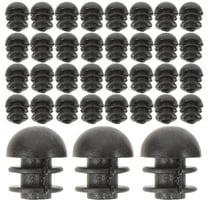 Tineasur Screw Hole Plugs Covers Furniture Hole Plug Black 100pcs