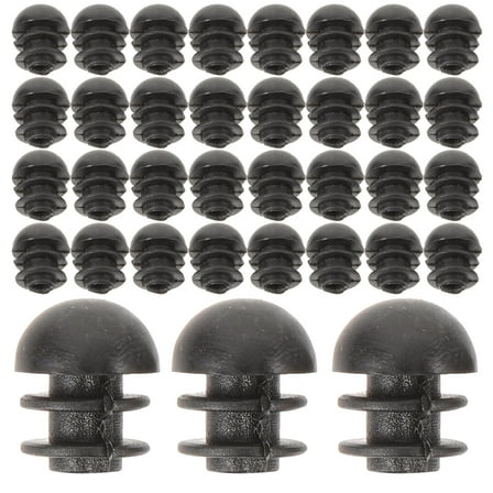 Tineasur Screw Hole Plugs Covers Furniture Hole Plug Black 100pcs