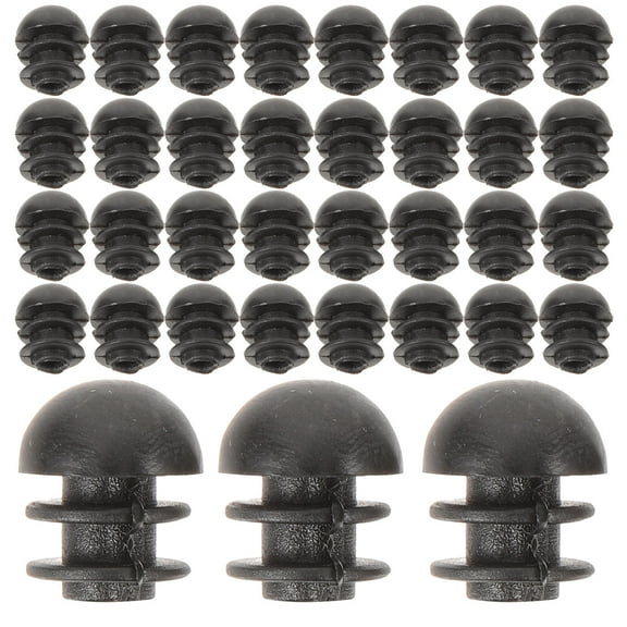 Tineasur Screw Hole Plugs Covers Furniture Hole Plug Black 100pcs