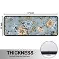 thumbnail image 5 of Kitchen Rugs Sets Of 2,Pioneer Flower Floral Print Pattern Anti Fatigue Kitchen Mat Rugs Non Slip Washable,Decorative Kitchen Floor Mats for Kitchen,Sink,Laundry,17"x47"+17"x47", 5 of 5