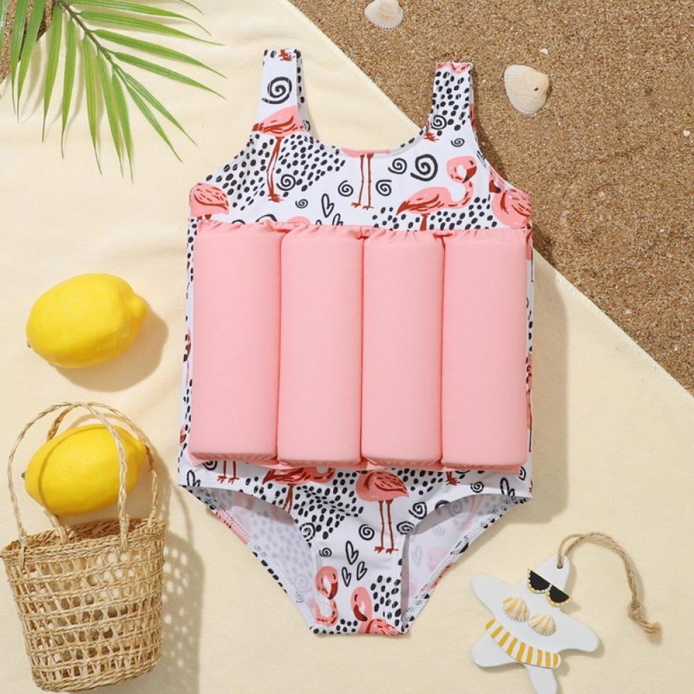 SILVERCELL Baby Girls OnePiece Floatation Swimsuit Float Suit with