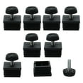 thumbnail image 1 of Patas niveladoras Uxcell 40 x 40 mm, patas de sofá ajustables, 8 sets, 1 of 7