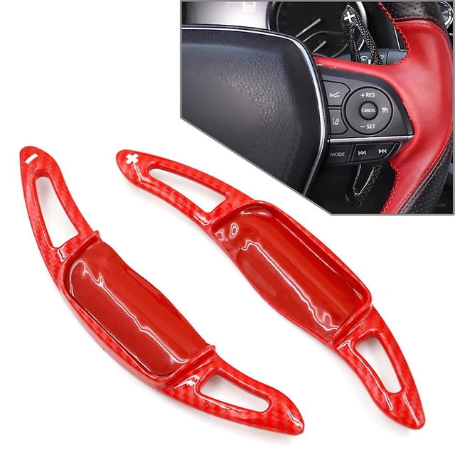 1 Pair Car Steering Wheel Shift Paddle Shifter Extension For Toyota Camry Avalon Corolla